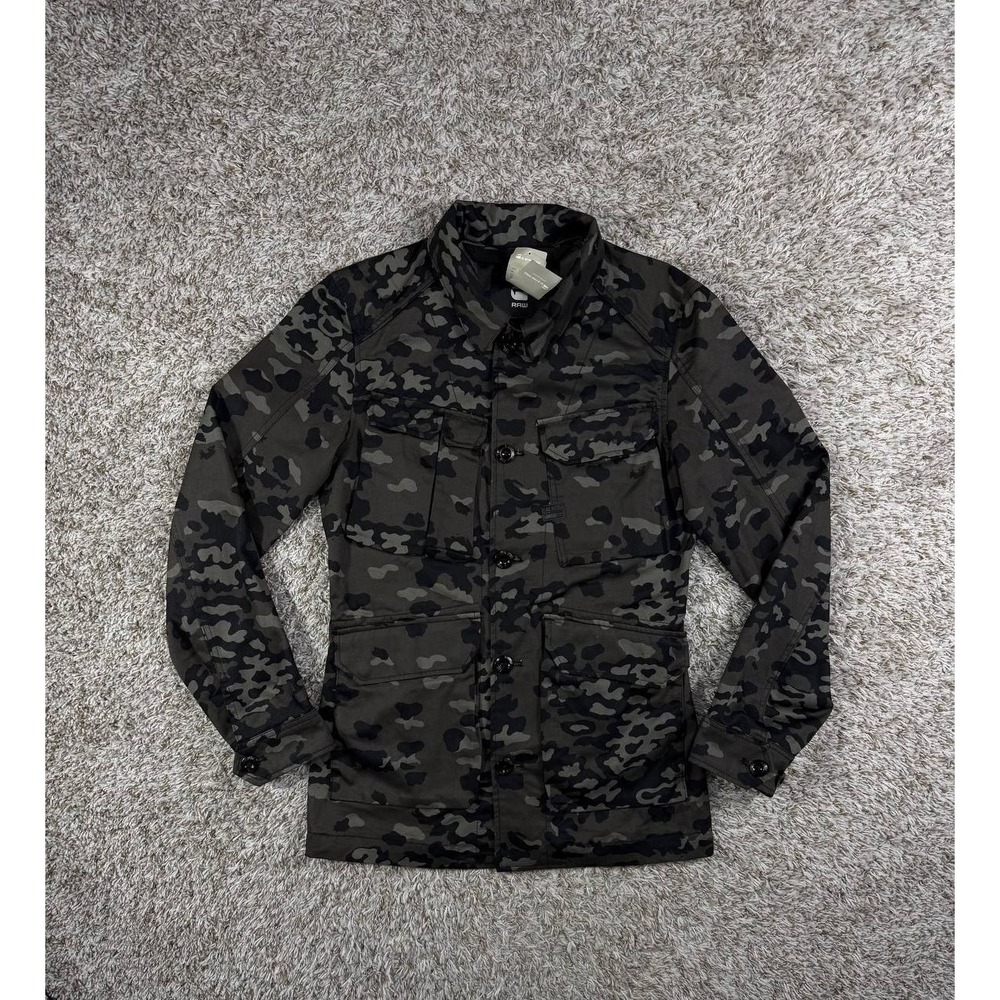 G-Star RAW Ospak Tailored Jacket Camo Print Men's Size Small
